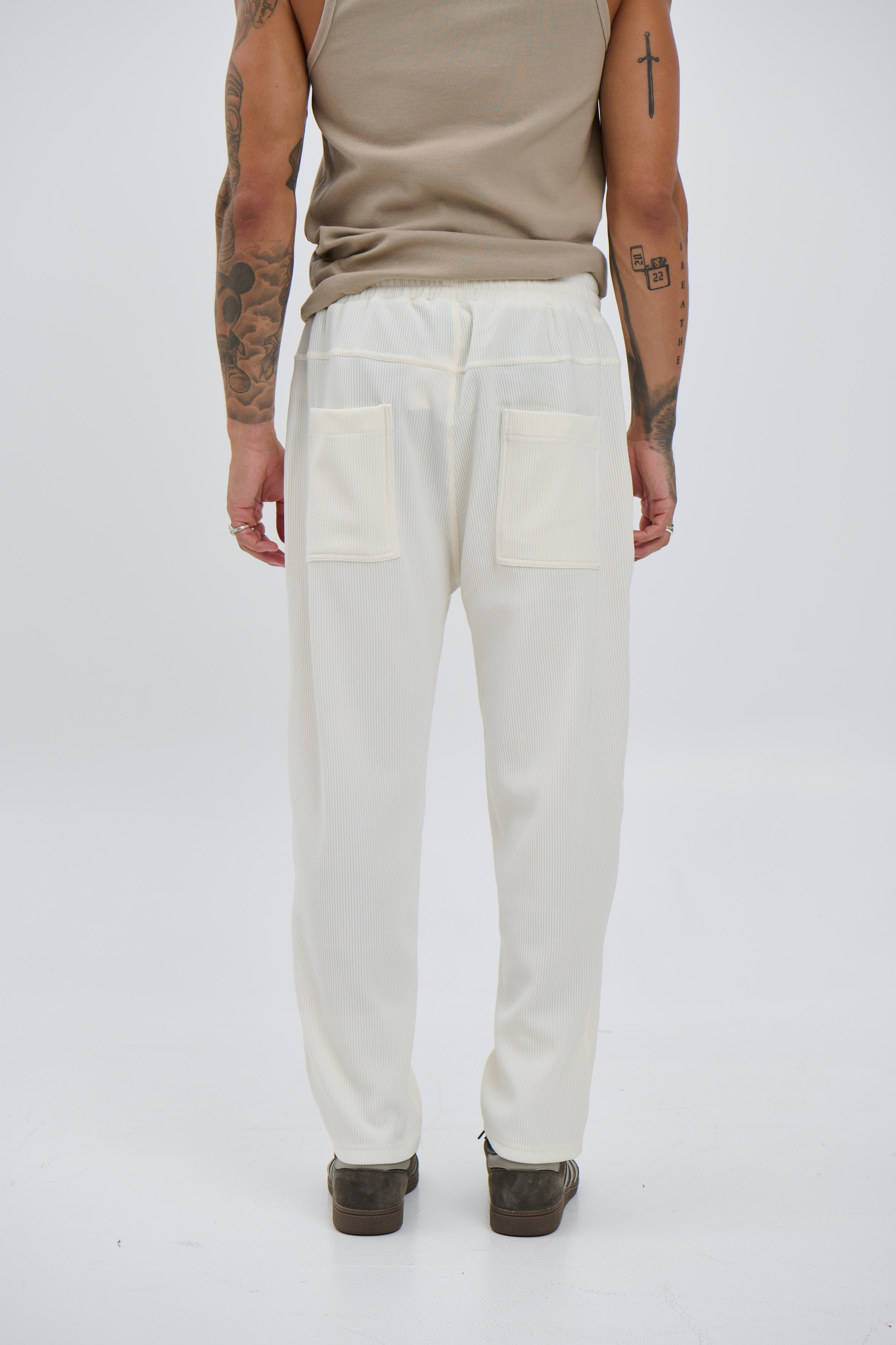 Rowan Pleated Pants Stone
