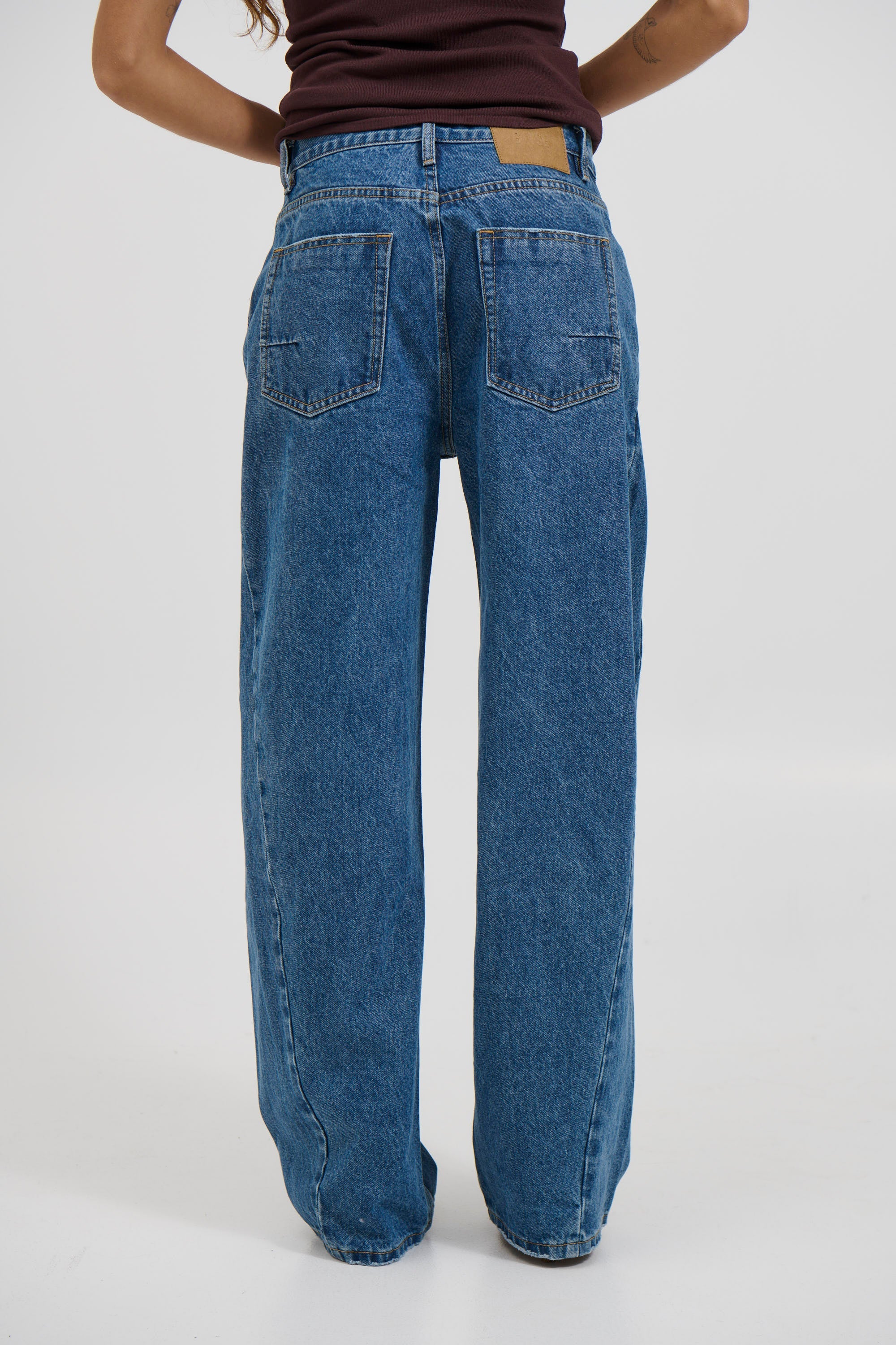 Haven Jean – True Blue Barrel Leg