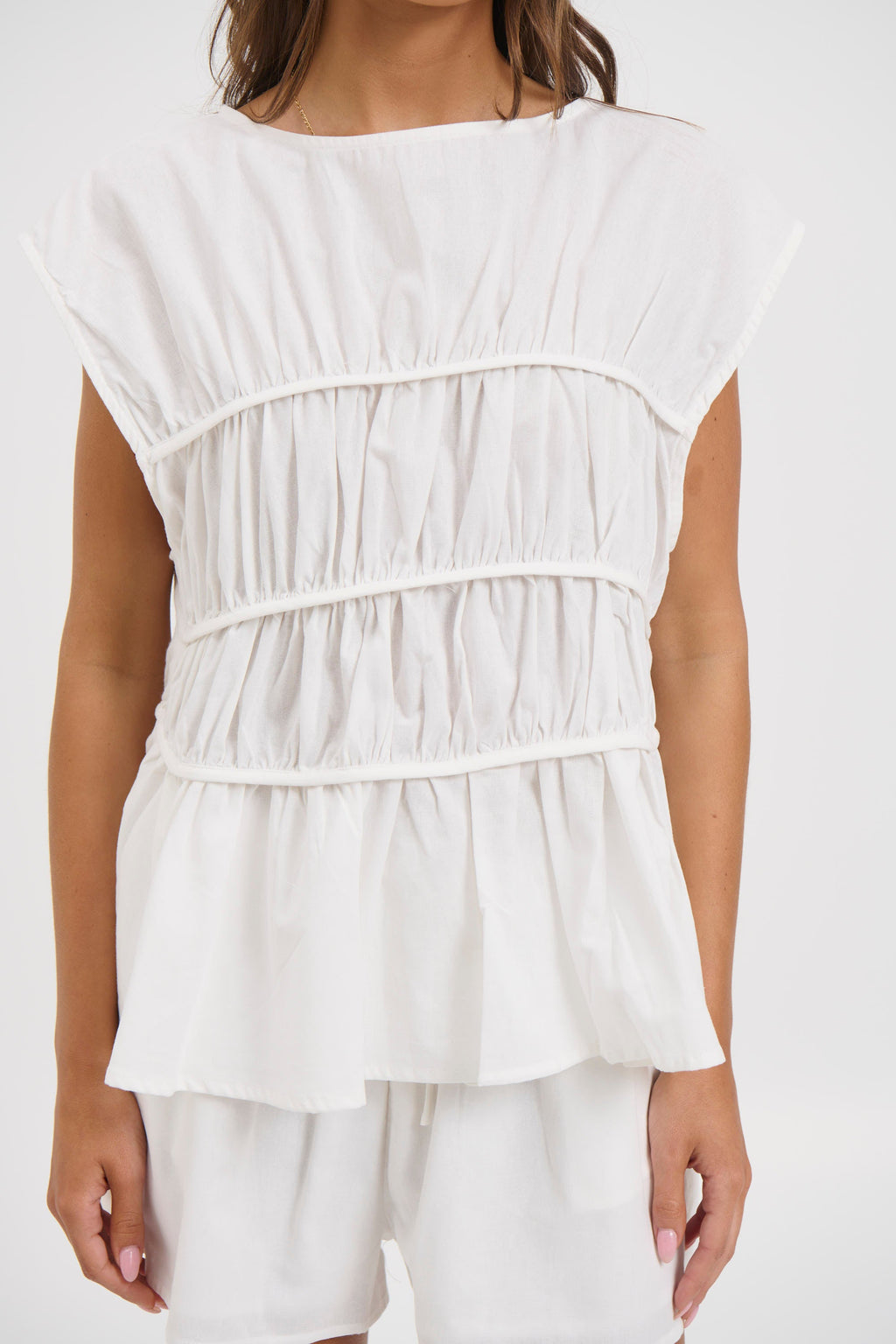 TILLY SET WHITE – TWO-PIECE SET