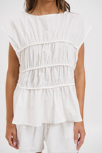 TILLY SET WHITE – TWO-PIECE SET