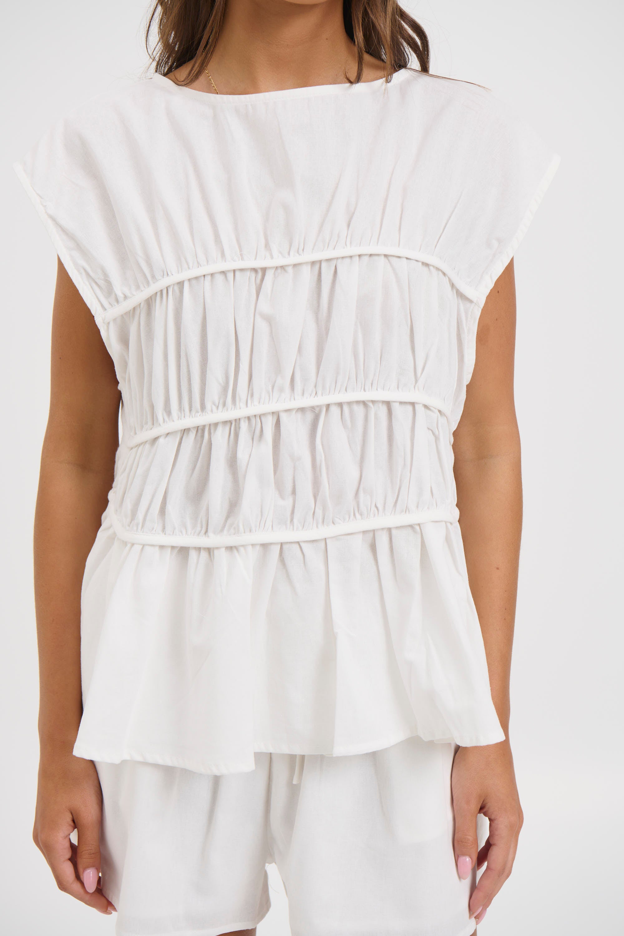 TILLY SET WHITE – TWO-PIECE SET