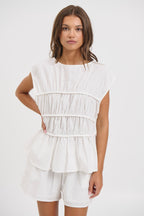 TILLY SET WHITE – TWO-PIECE SET