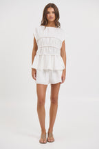 TILLY SET WHITE – TWO-PIECE SET