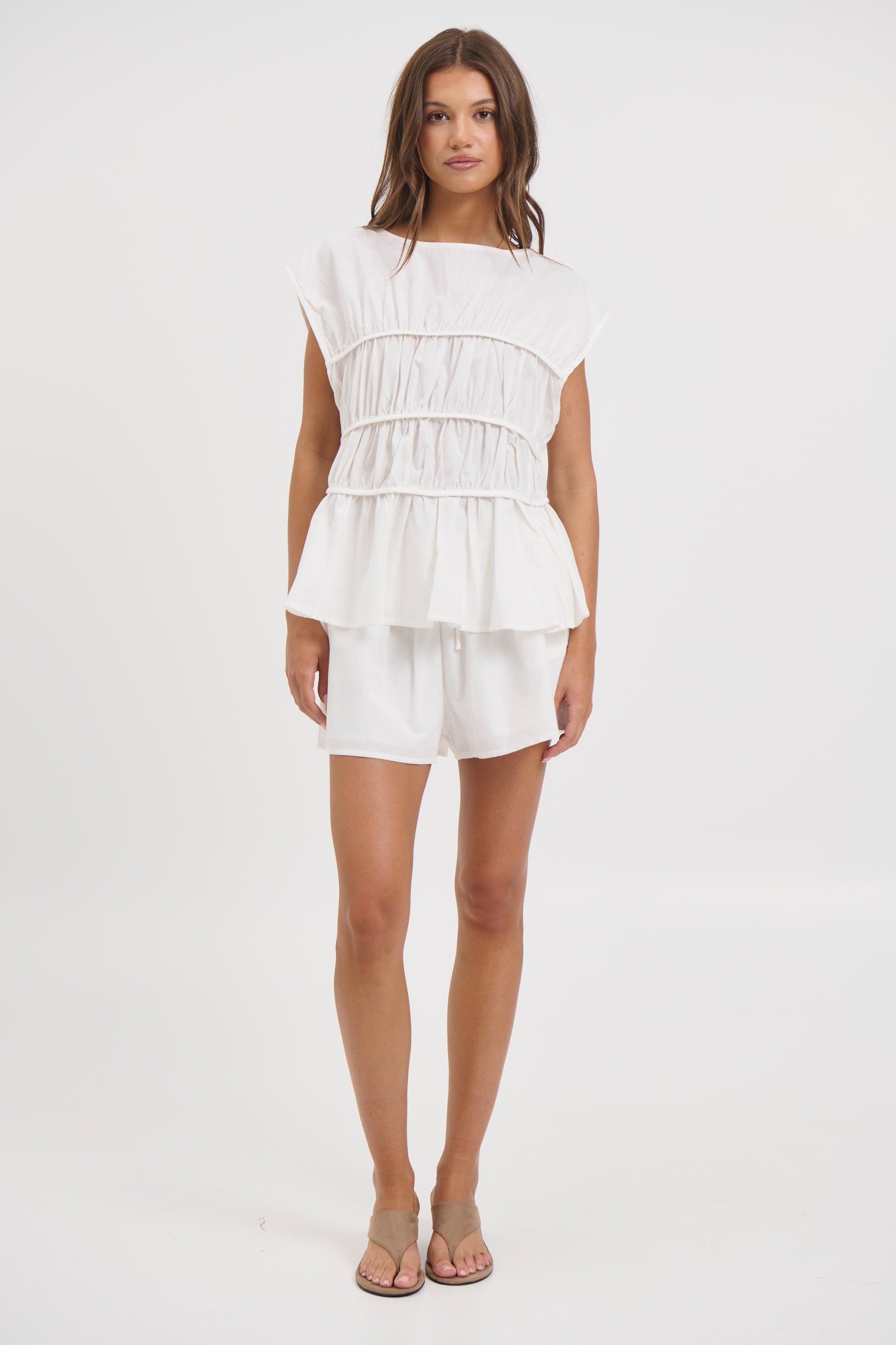 TILLY SET WHITE – TWO-PIECE SET