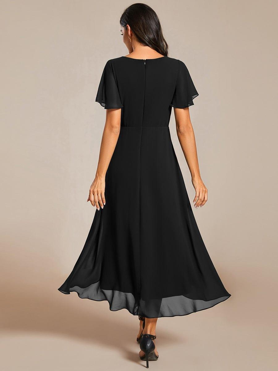 Elysian™ Midi Chiffon Wedding Guest Dress
