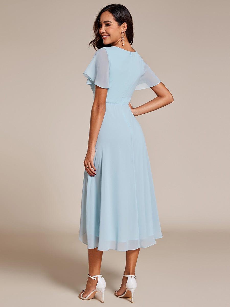 Elysian™ Midi Chiffon Wedding Guest Dress