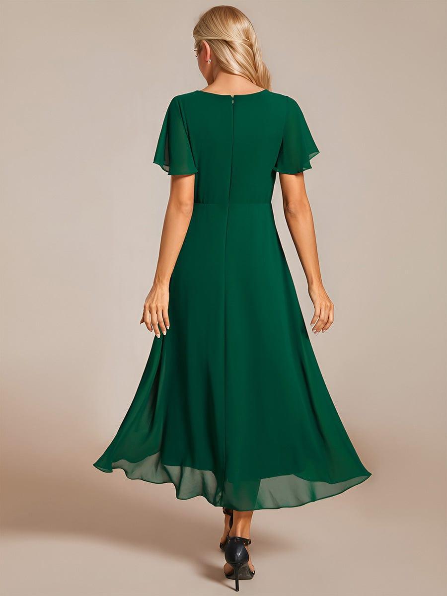 Elysian™ Midi Chiffon Wedding Guest Dress