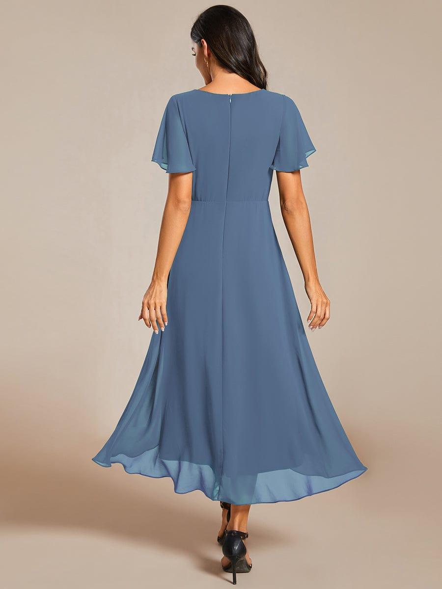 Elysian™ Midi Chiffon Wedding Guest Dress