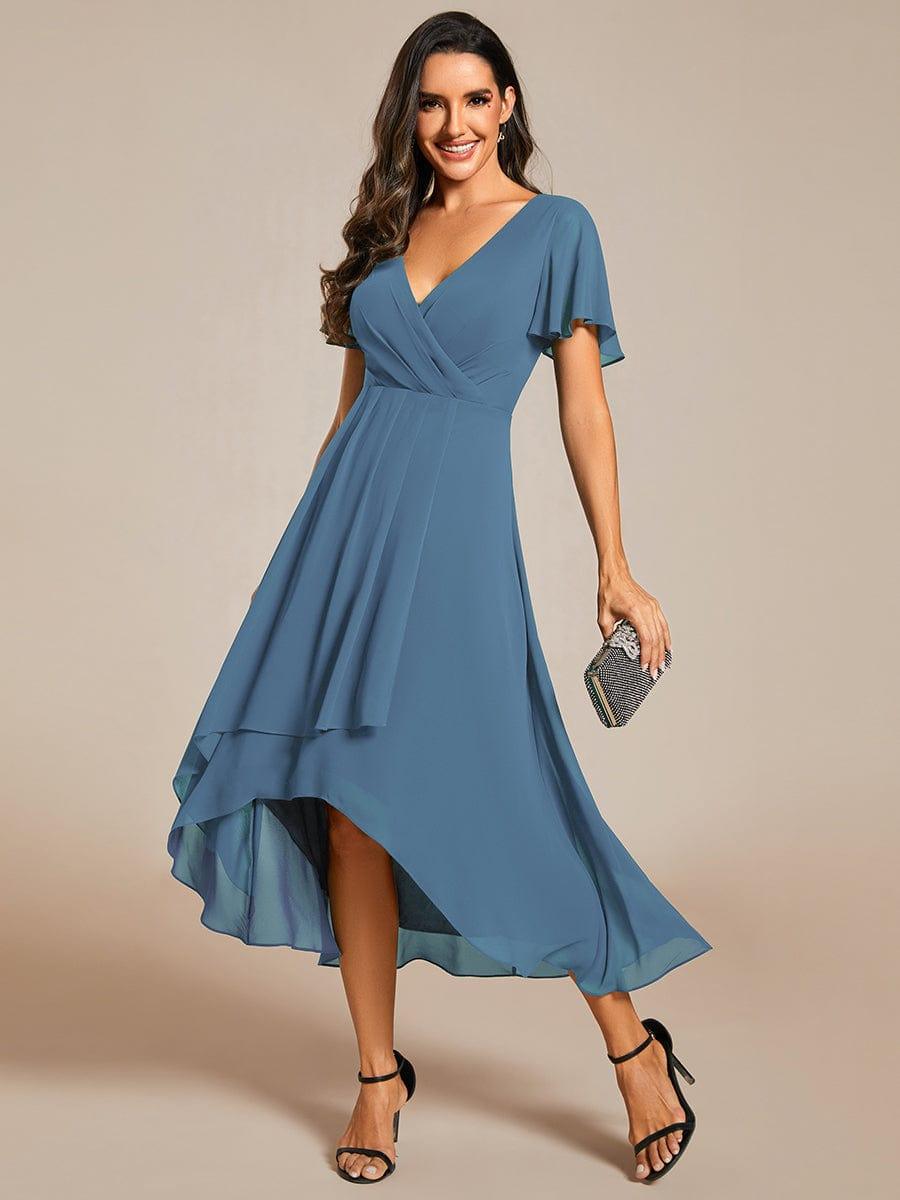 Elysian™ Midi Chiffon Wedding Guest Dress