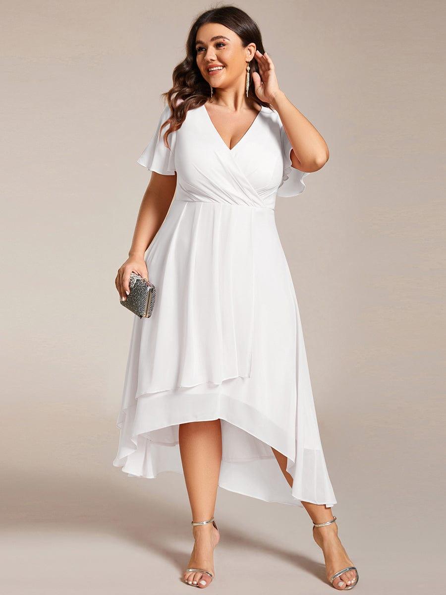 Elysian™ Midi Chiffon Wedding Guest Dress