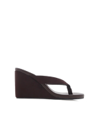 RAVEN – DARK CACAO SUEDE HEEL