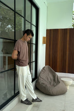 Rowan Pleated Pants Stone