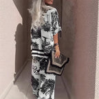 PatternLuxe™ V-Neck Set