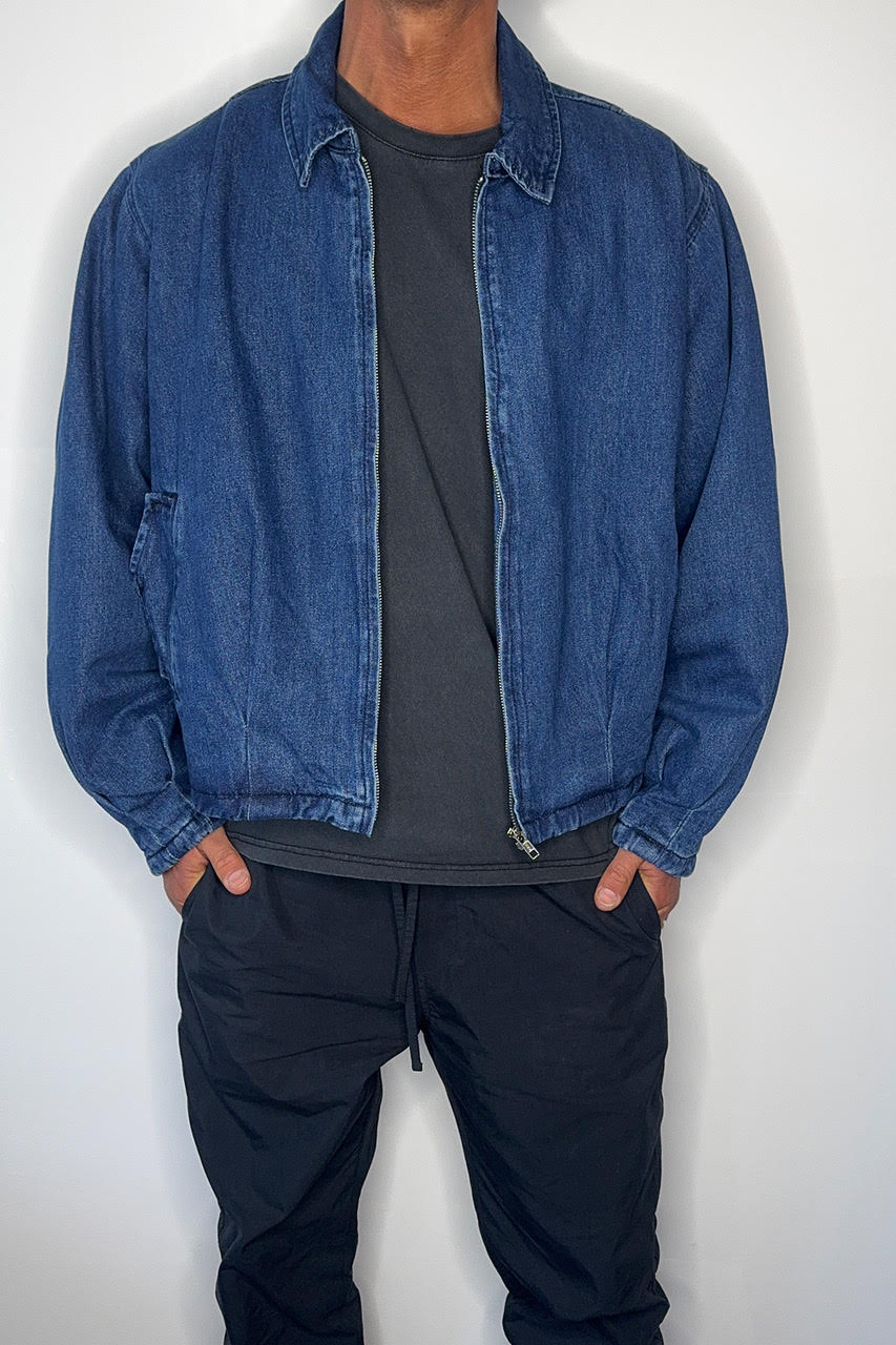 Veyra – Denim Drop Shoulder Indigo Shirt with Front Pockets