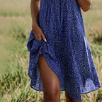 Luméa ™ Short Sleeve Polka Dot Midi Dress